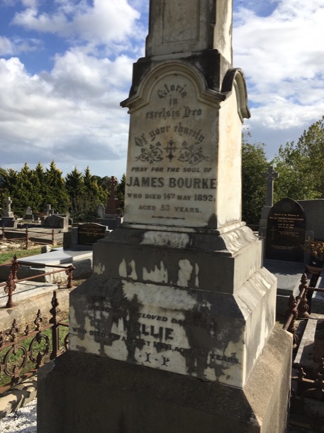 James' grave