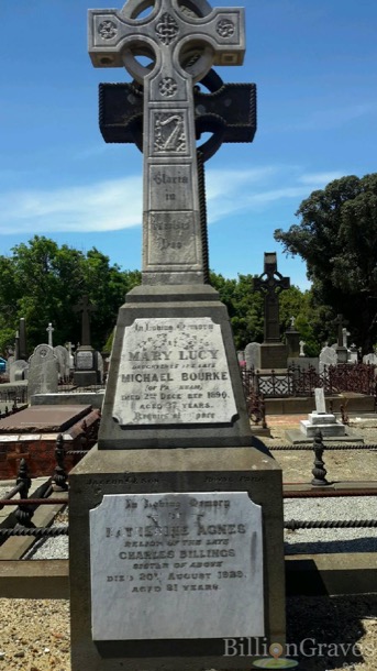 Mary Lucy's and Catherine's grave
