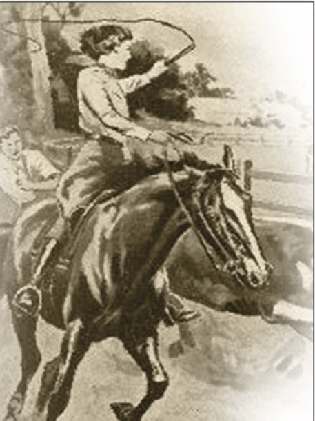 Norah on horse