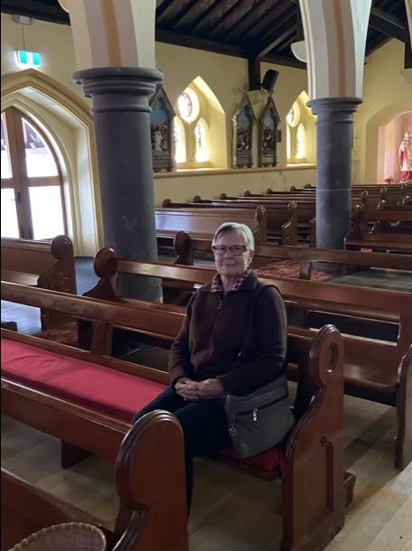 Sue in church